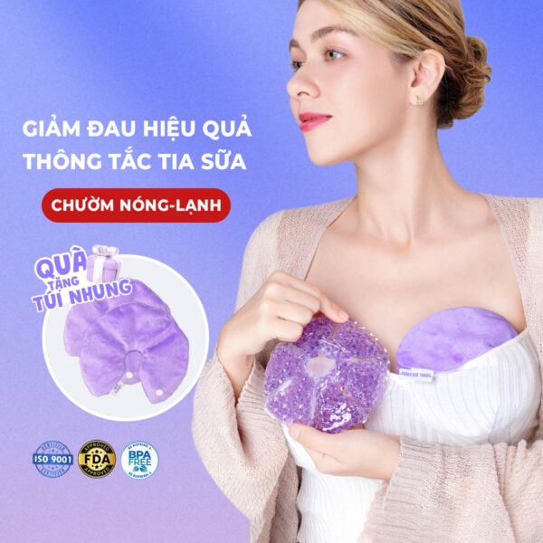 Túi chườm thông tia sữa