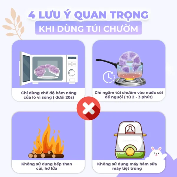 Túi chườm thông tia sữa