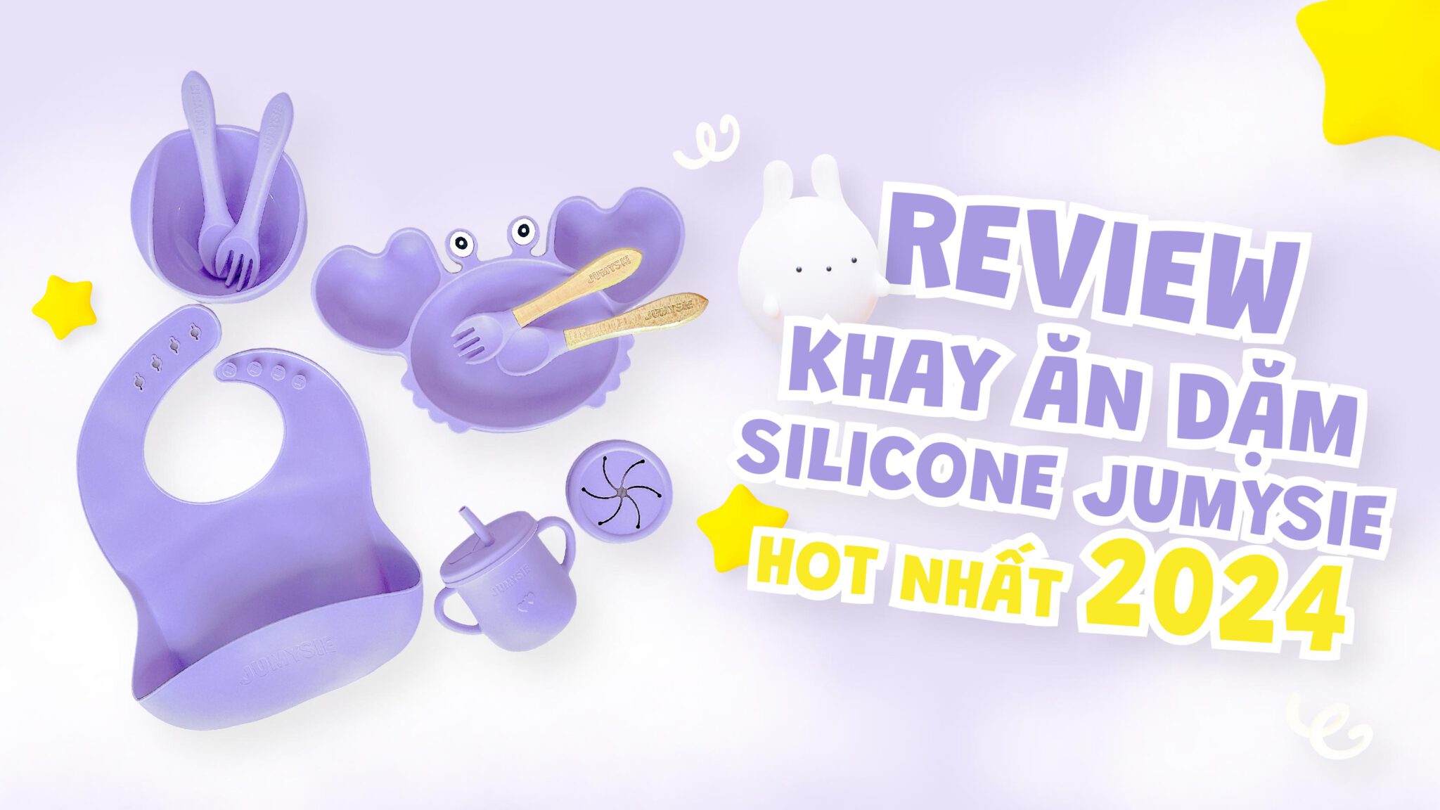 REVIEW KHAY ĂN DẶM SILICONE JUMYSIE - BỘ DỤNG CỤ CAO CẤP HOT NHẤT 2024