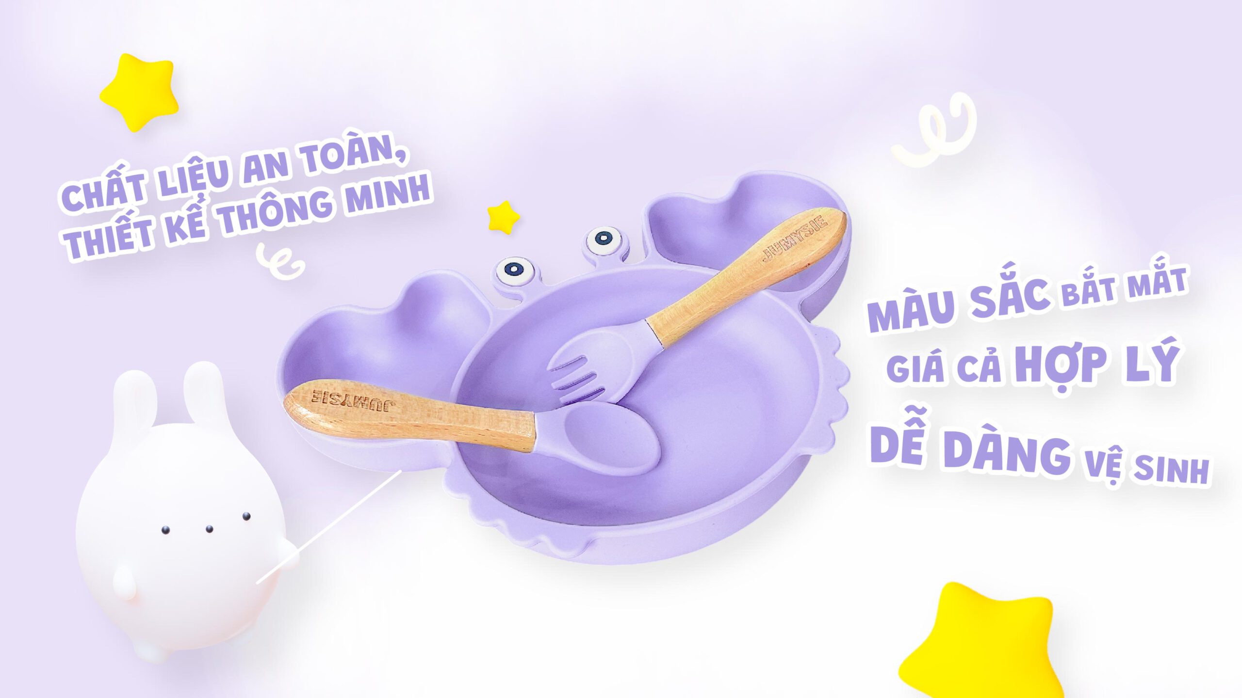 Ưu điểm khay ăn dặm silicone Jumysie