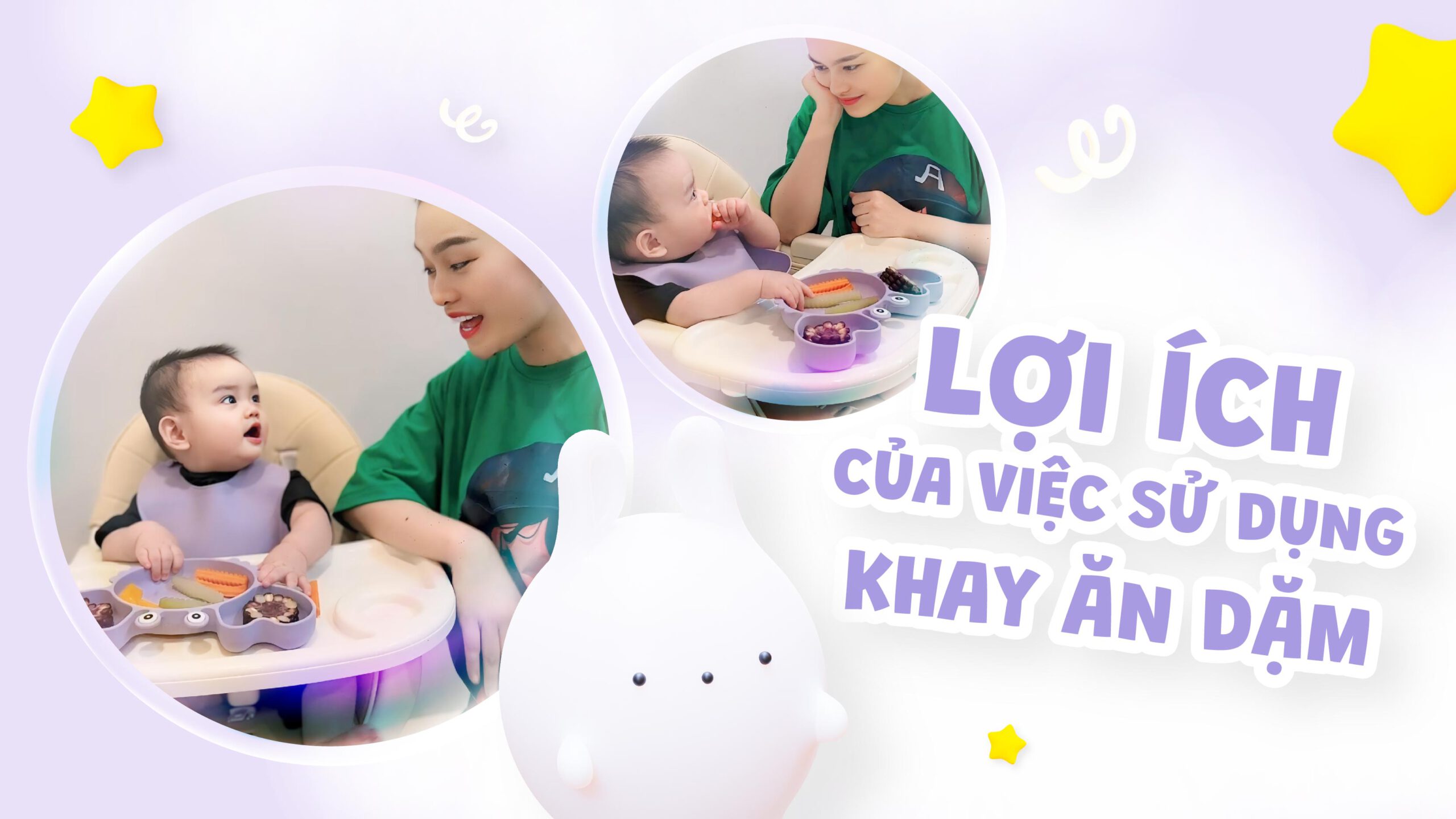 Lợi ích của việc sử dụng khay ăn dặm