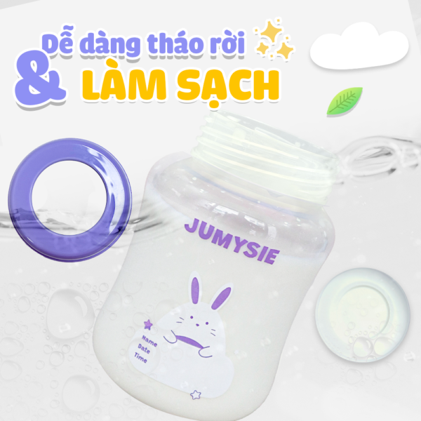 bình trữ sữa cổ rộng jumysie