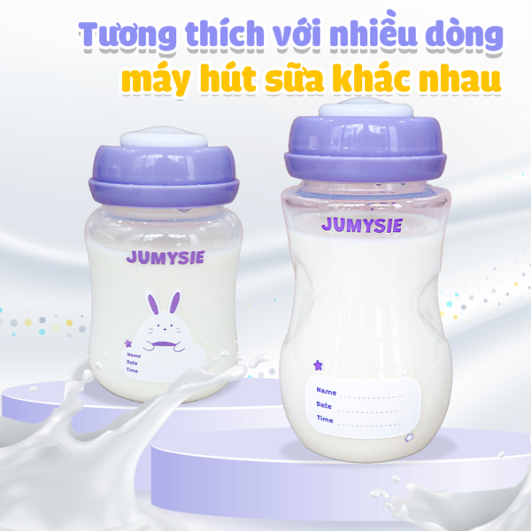 bình trữ sữa cổ rộng jumysie