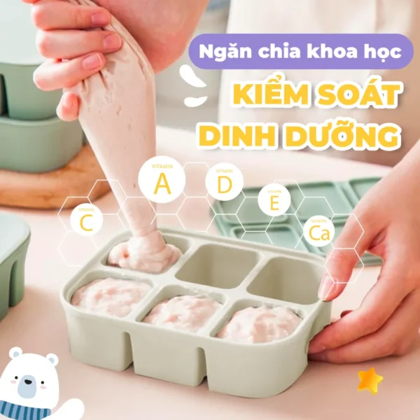 khay trữ đông đồ ăn dặm